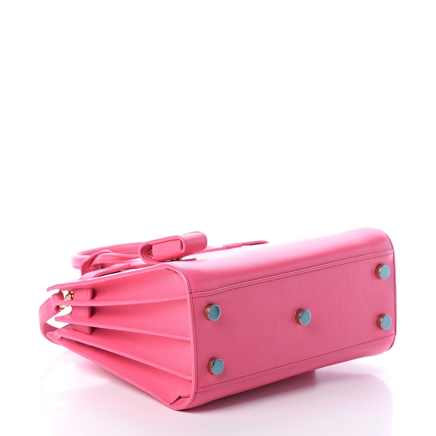 Calfskin Nano Sac De Jour Lipstick Fuchsia