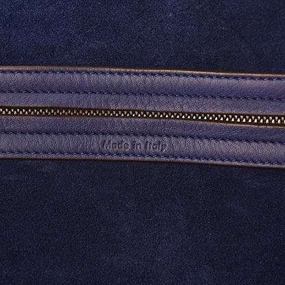 Celine Supple Calfskin Medium Phantom Luggage Indigo 6 of 9