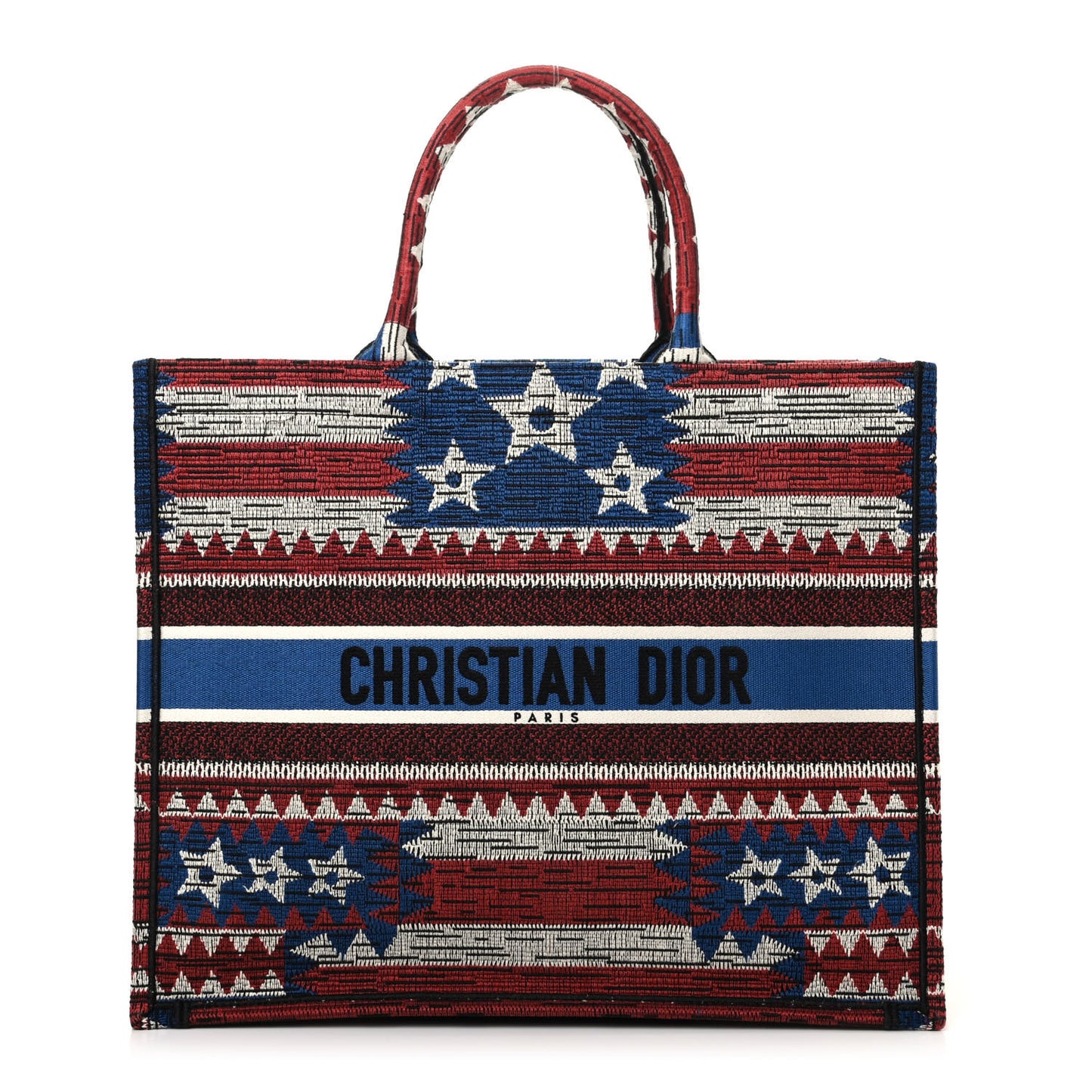 Canvas Embroidered Exclusive US Book Tote Multicolor