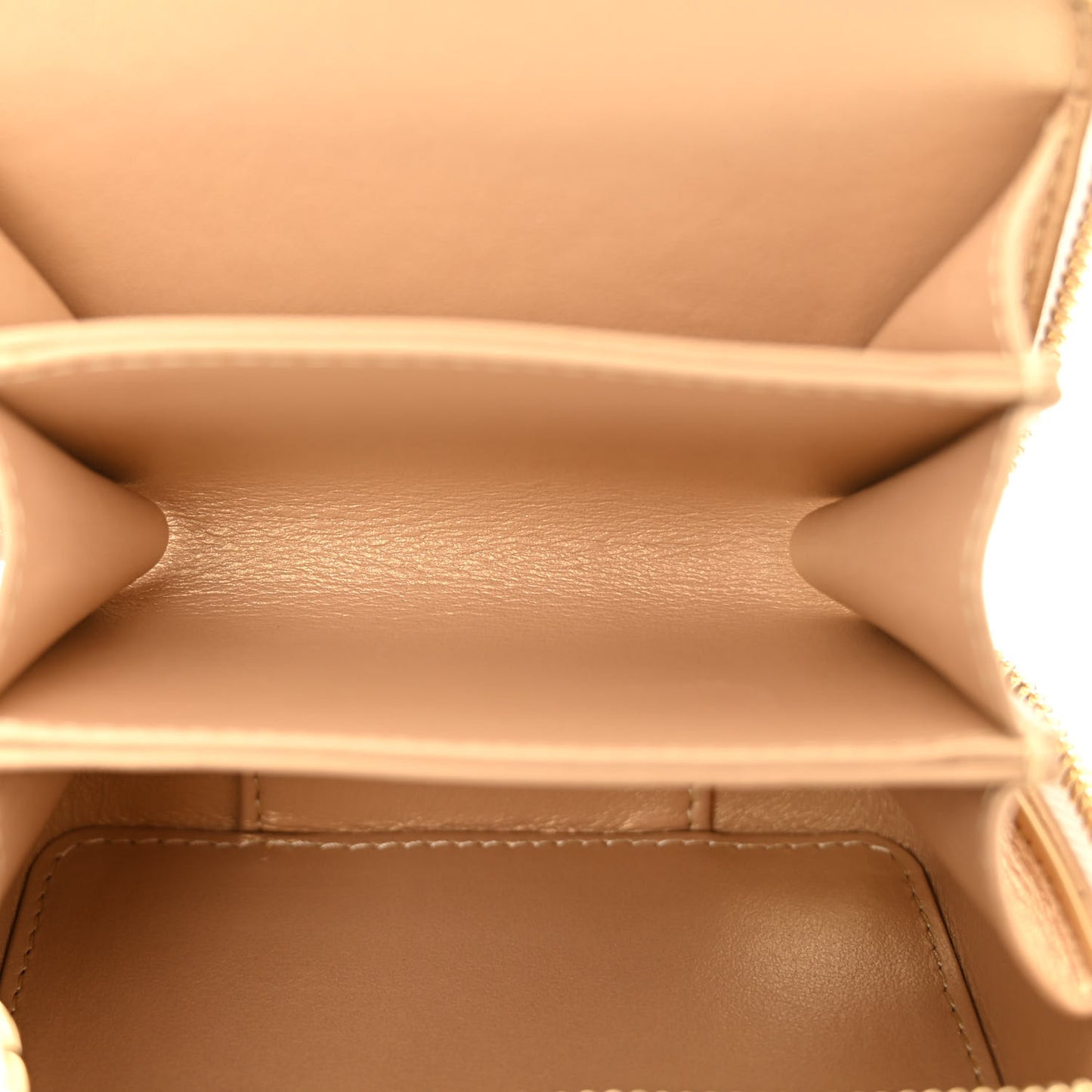 Lambskin Quilted Mini Golden Plate Clutch With Chain White