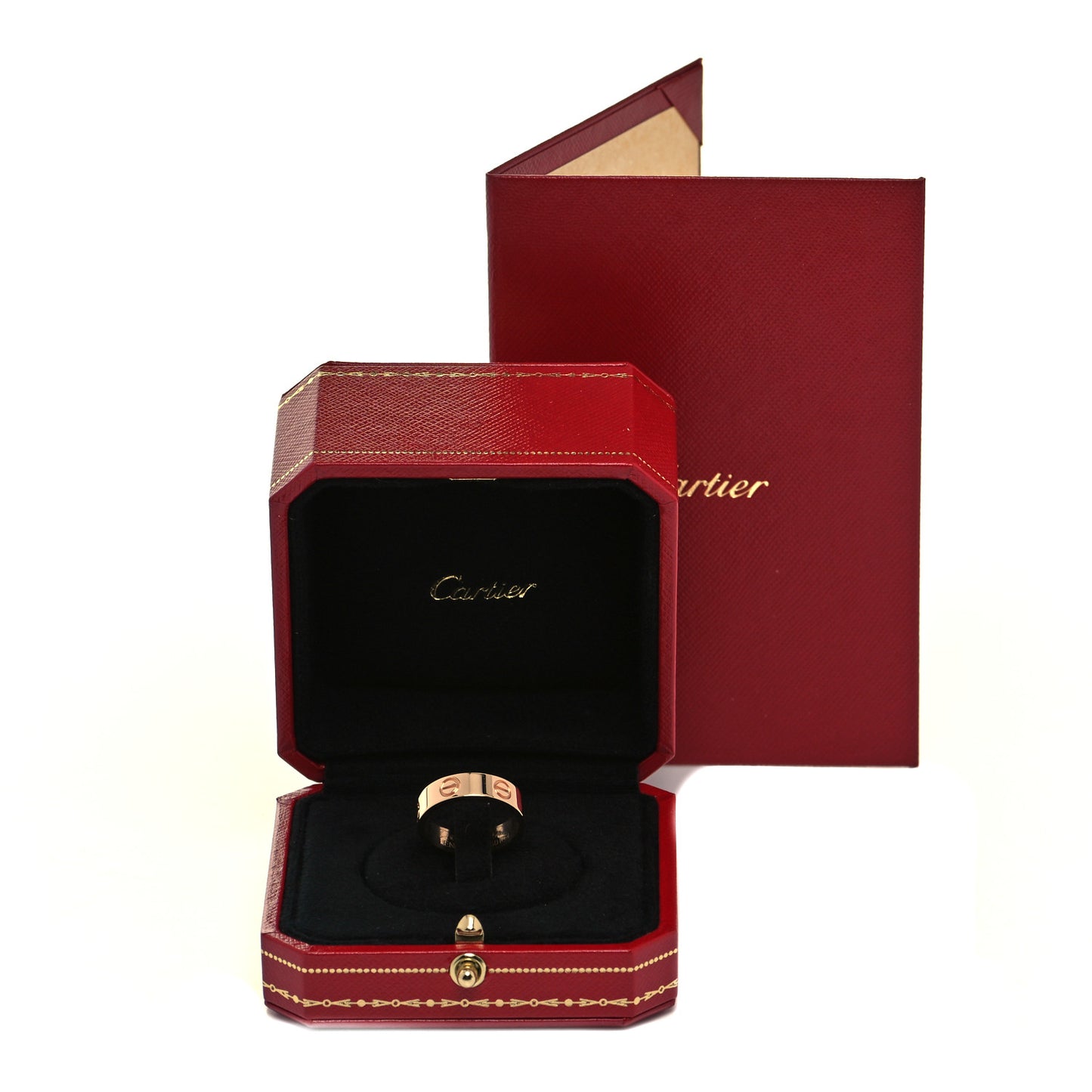 18K Pink Gold 5.5mm LOVE Ring 54 6.75