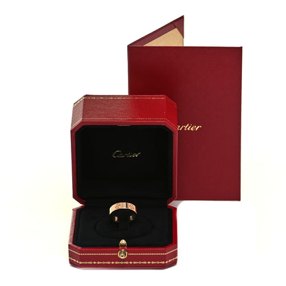 Cartier 18K Pink Gold 5.5mm LOVE Ring 54 6.75 5 of 5