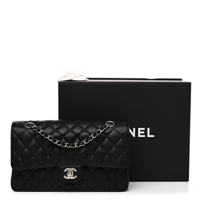 Chanel Caviar Quilted Medium Double Flap Black 12 of 12