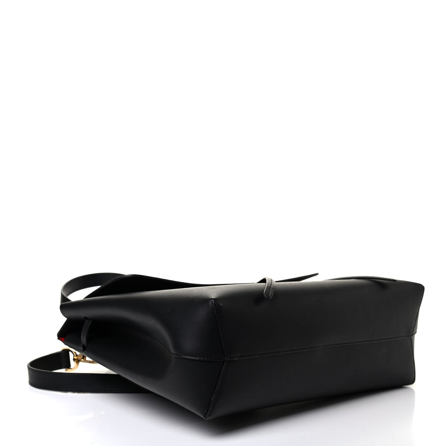Calfskin Lady Bag Black Flamma