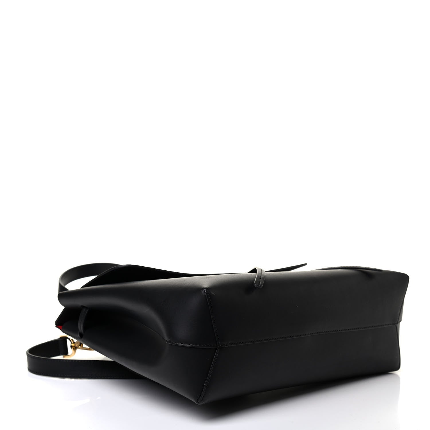 Mansur Gavriel Calfskin Lady Bag Black Flamma 3 of 4