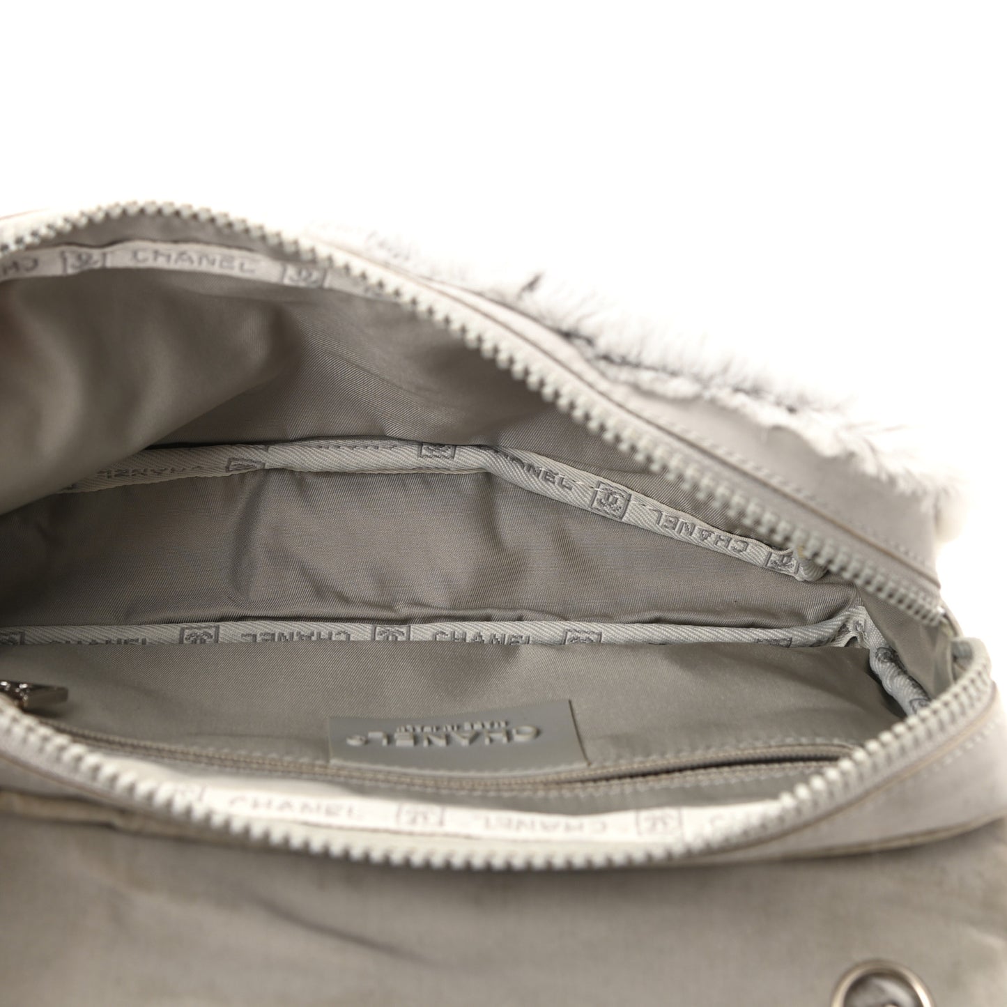 Rabbit Fur Sport Flap Grey