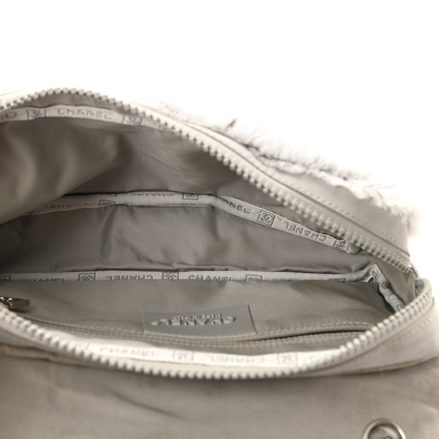 Chanel Rabbit Fur Sport Flap Grey 4 of 9