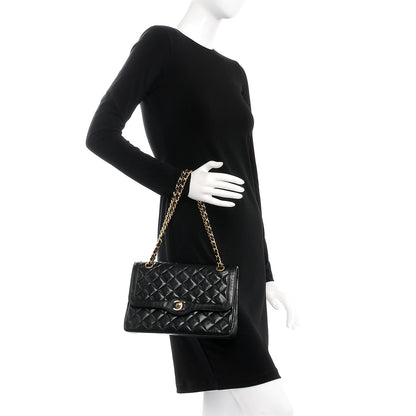 Chanel Lambskin Medium Double Flap Black 3 of 12