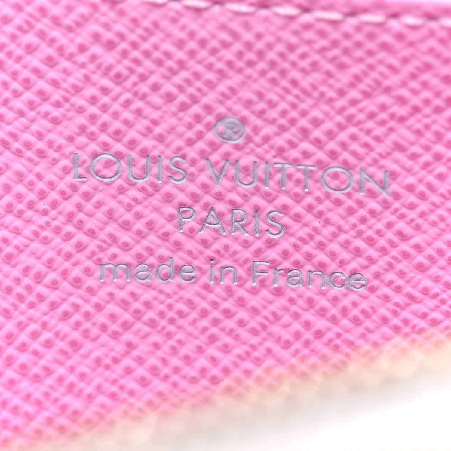 Louis Vuitton Monogram Multicolor Zippy Coin Purse Wallet White Litchi 6 of 6