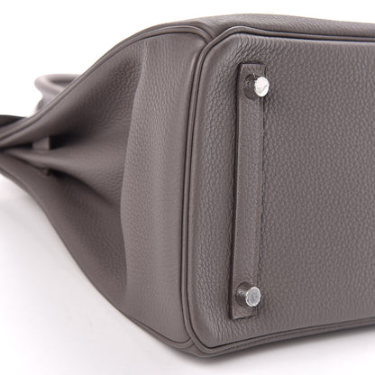 Hermes Togo Birkin 30 Etain 7 of 41