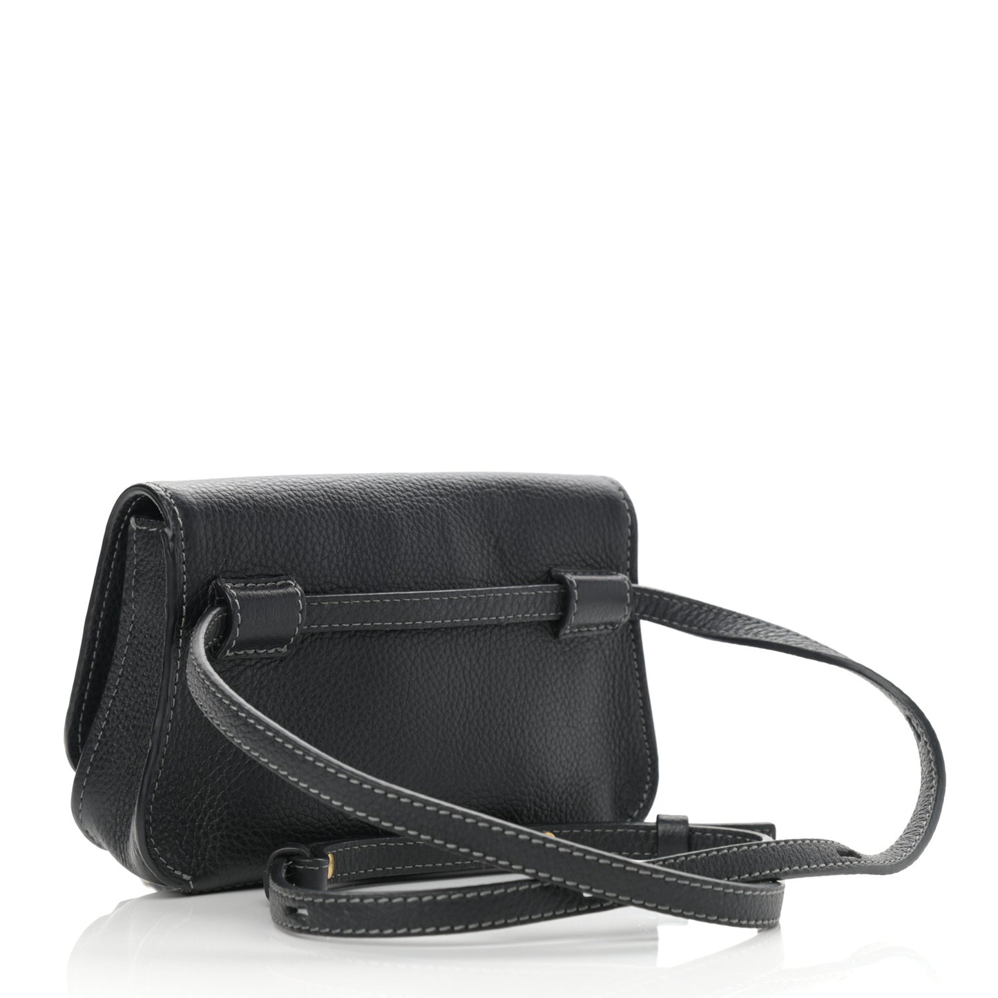 Calfskin Marcie Convertible Belt Bag Black