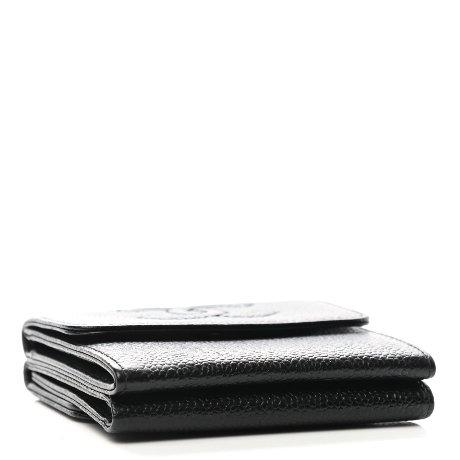 Chanel Caviar Timeless CC Compact Flap Wallet Black 4 of 9