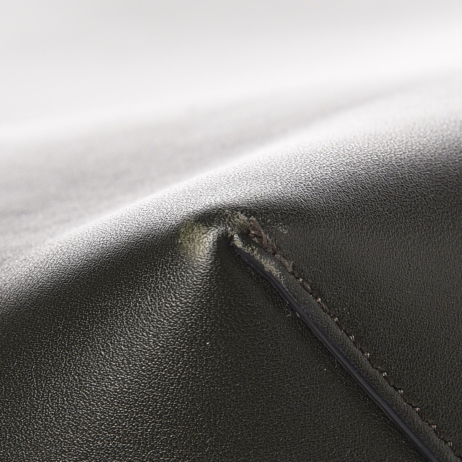 Celine Shiny Smooth Calfskin Small Twisted Cabas Navy Dark Green 10 of 13