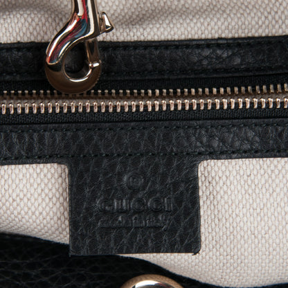 Gucci Pebbled Calfskin Medium Soho Chain Shoulder Bag Black 6 of 7