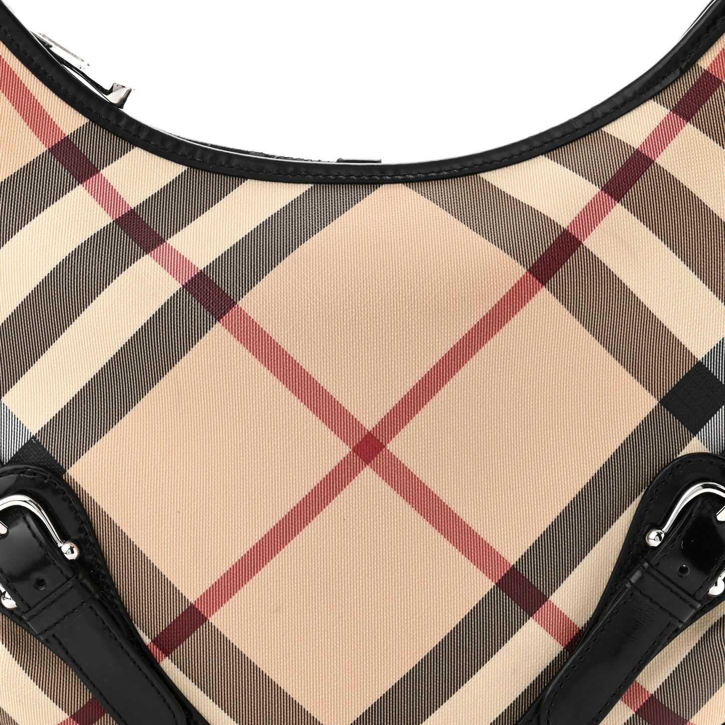 Supernova Check Buckle Hobo Black