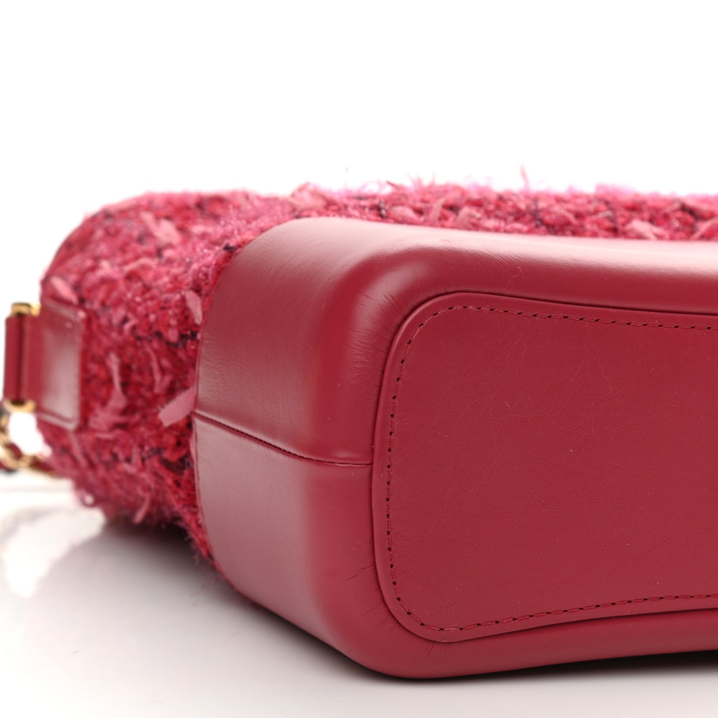 Tweed Calfskin Medium Gabrielle Hobo Pink