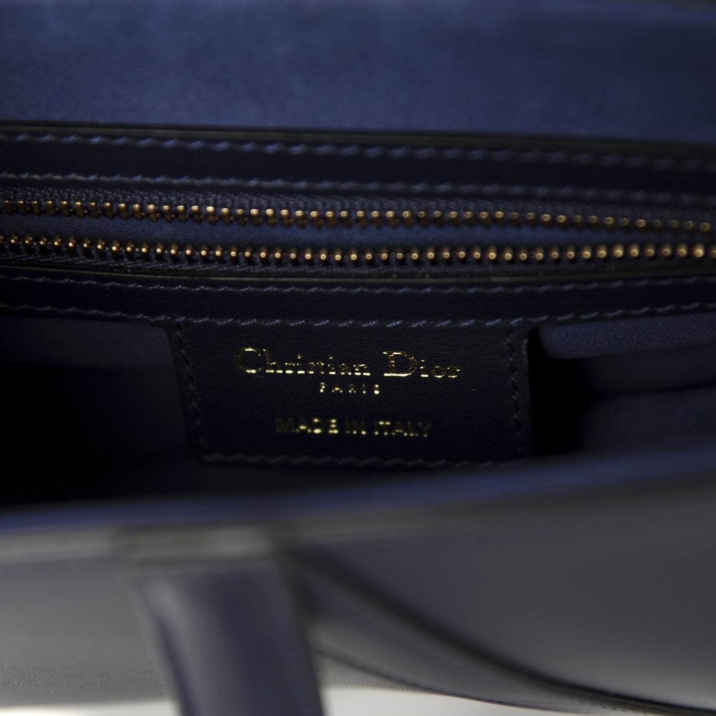 Calfskin Saddle Bag Indigo Blue