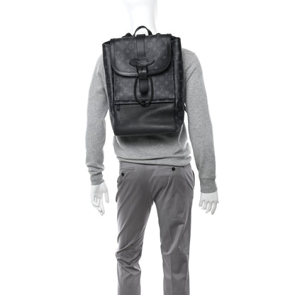Louis Vuitton Monogram Eclipse Saumur Backpack 3 of 9