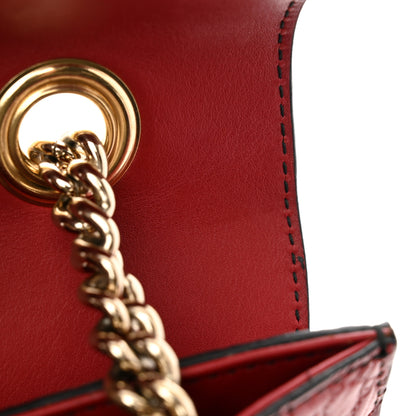 Gucci Microguccissima Medium Emily Chain Shoulder Bag Red 12 of 12
