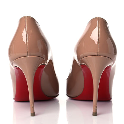 Christian Louboutin Patent Pigalle Follies 85 Pumps 40.5 Nude 5 of 11