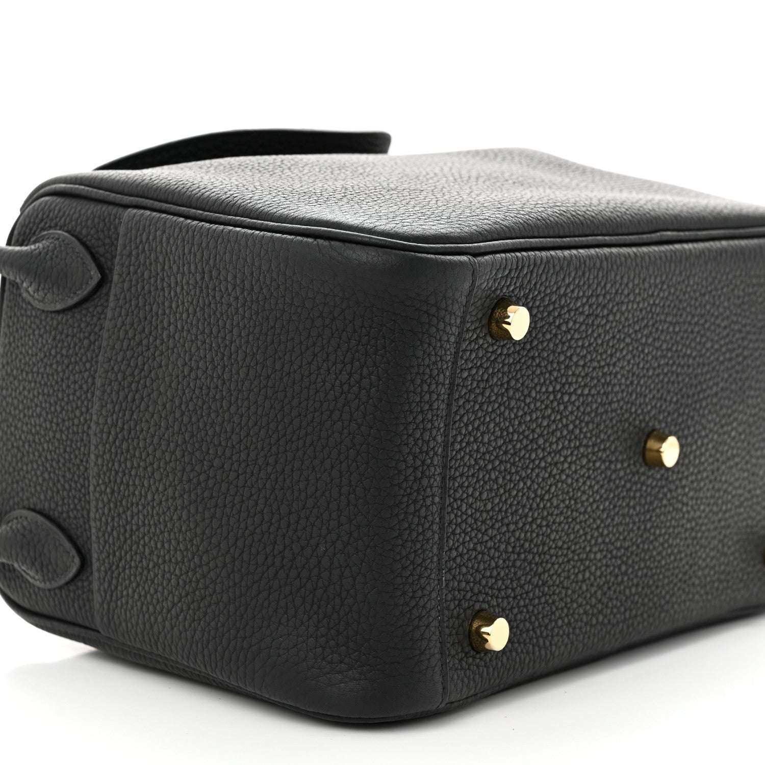Hermes Taurillon Clemence Lindy 26 Black 9 of 11
