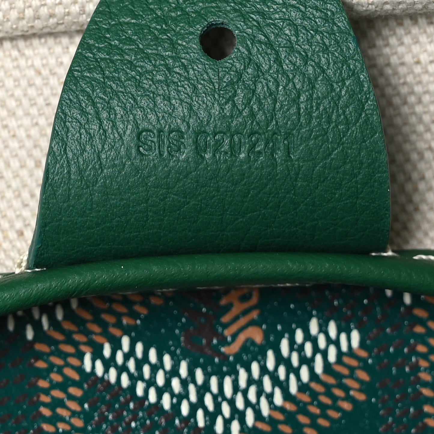 Goyardine Artois MM Green