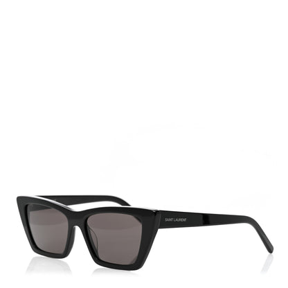 Saint Laurent Acetate Mica Cat Eye Sunglasses SL 276 Black 1 of 8