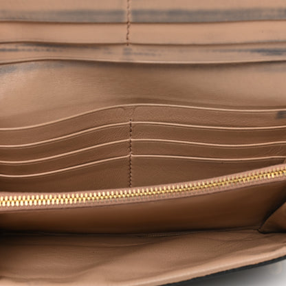 Prada Calfskin Continental Flap Wallet Black 5 of 9