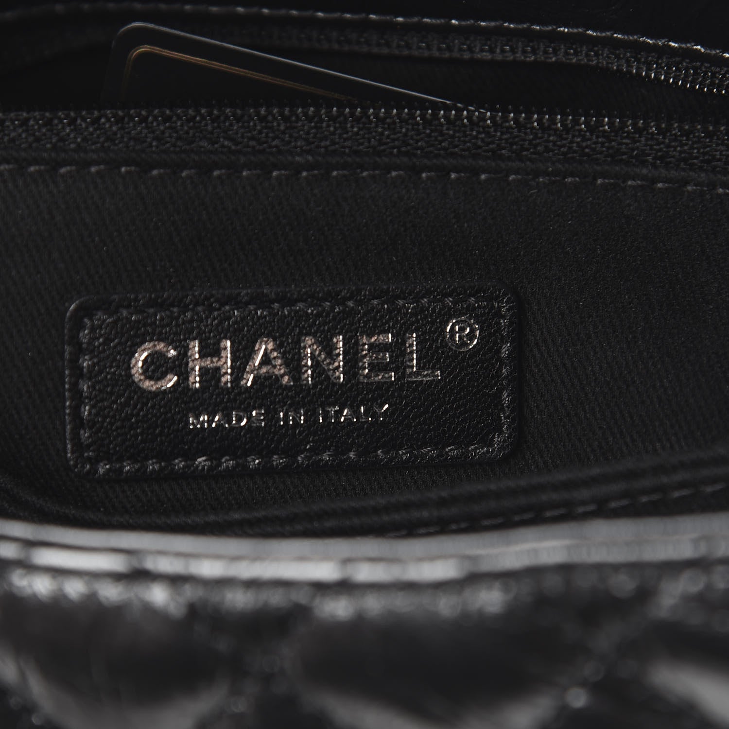 Chanel Aged Calfskin Quilted Mini Coco Handle Flap So Black 5 of 10