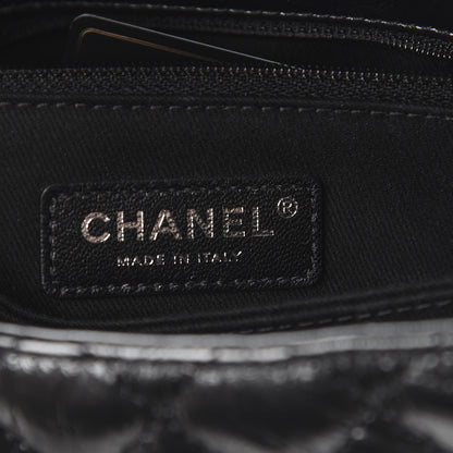 Chanel Aged Calfskin Quilted Mini Coco Handle Flap So Black 5 of 10