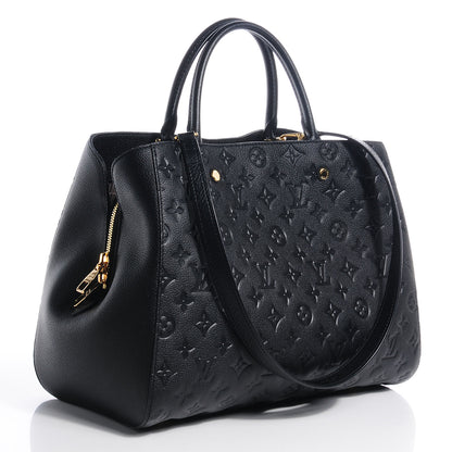 Louis Vuitton Empreinte Montaigne GM Black 3 of 7