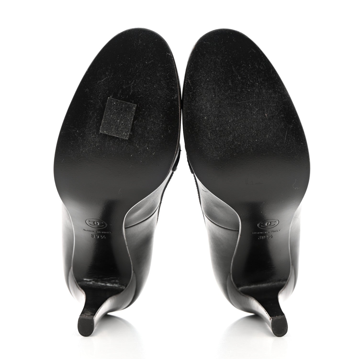 Chanel Calfskin Buckle Pumps 39.5 Brown 5 of 12