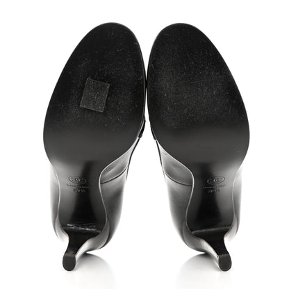 Chanel Calfskin Buckle Pumps 39.5 Brown 5 of 12