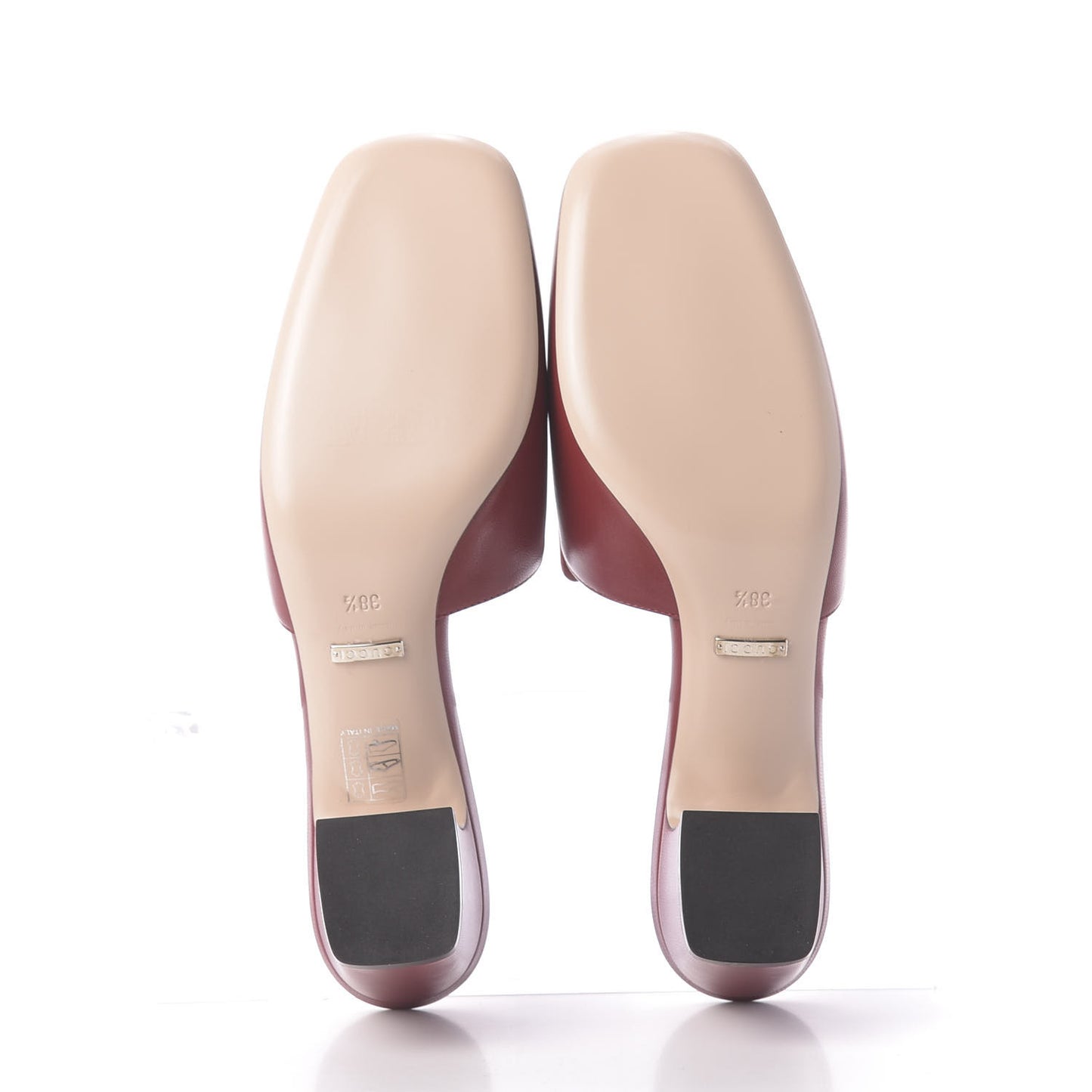 Malaga Kid Crystal Square G Madelyn Mules 38.5 Romantic Cerise