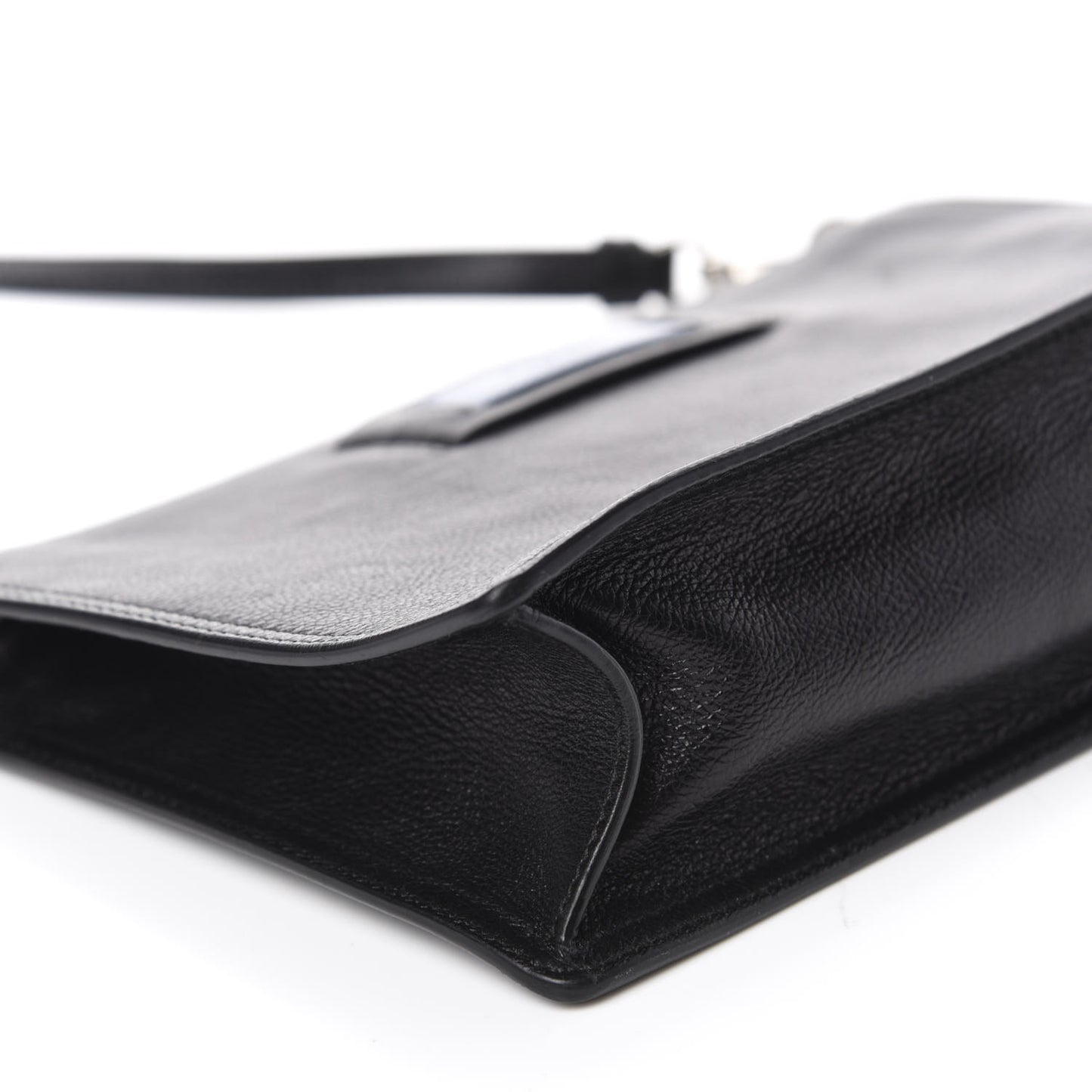 Glace Calf Etiquette Clutch Black