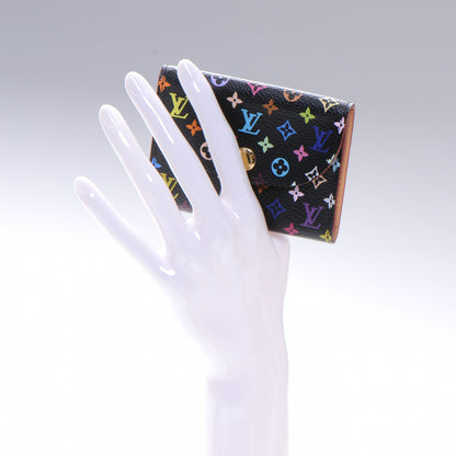 Louis Vuitton Monogram Multicolor Business Card Holder Black 2 of 7