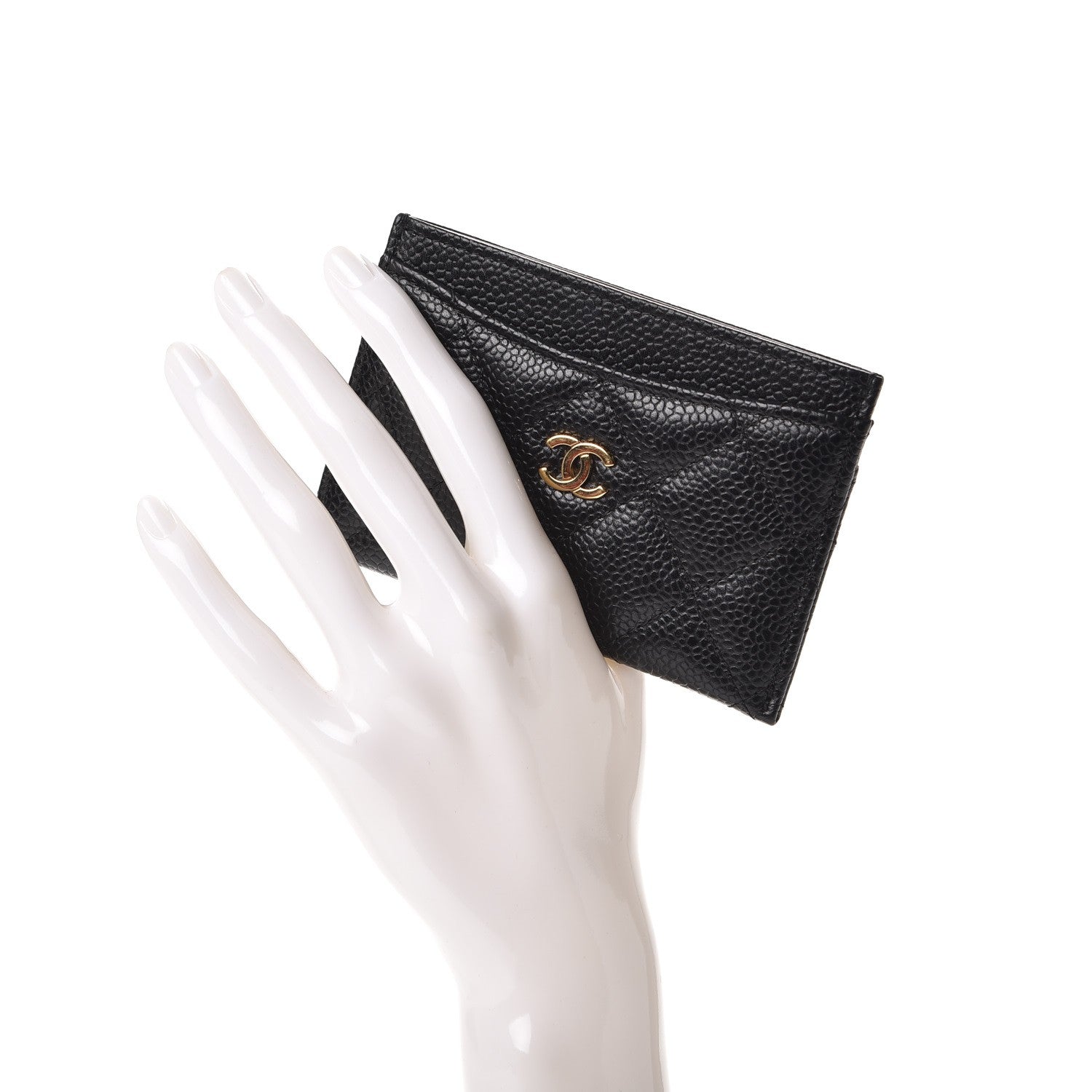 Chanel Caviar Quilted Card Holder Black 2 of 8