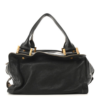Chloe Goatskin Large Dalston Satchel Black 1 of 16