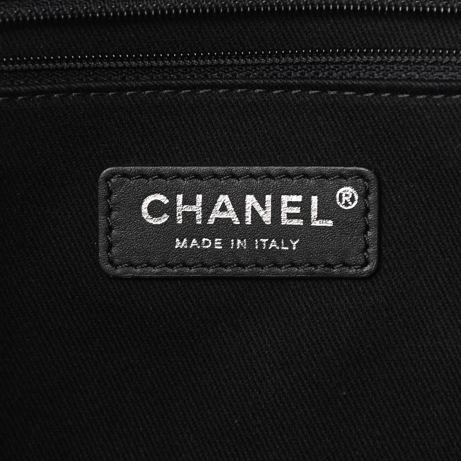 Chanel Lurex Boucle Small Deauville Tote Black 5 of 9