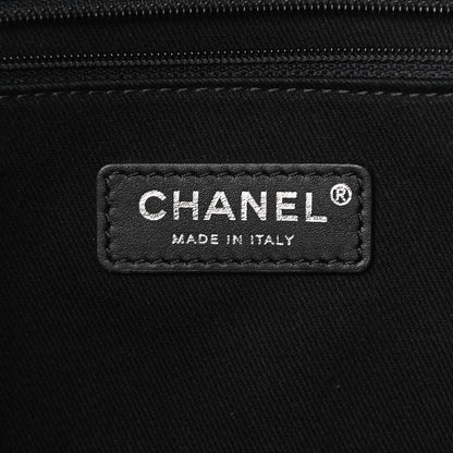 Chanel Lurex Boucle Small Deauville Tote Black 5 of 9