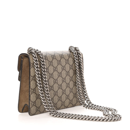 Gucci GG Supreme Monogram Mini Dionysus Shoulder Bag Taupe 3 of 13