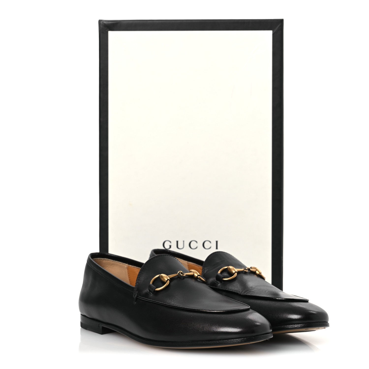Gucci Calfskin Womens Jordaan Loafers 35.5 Black 13 of 13
