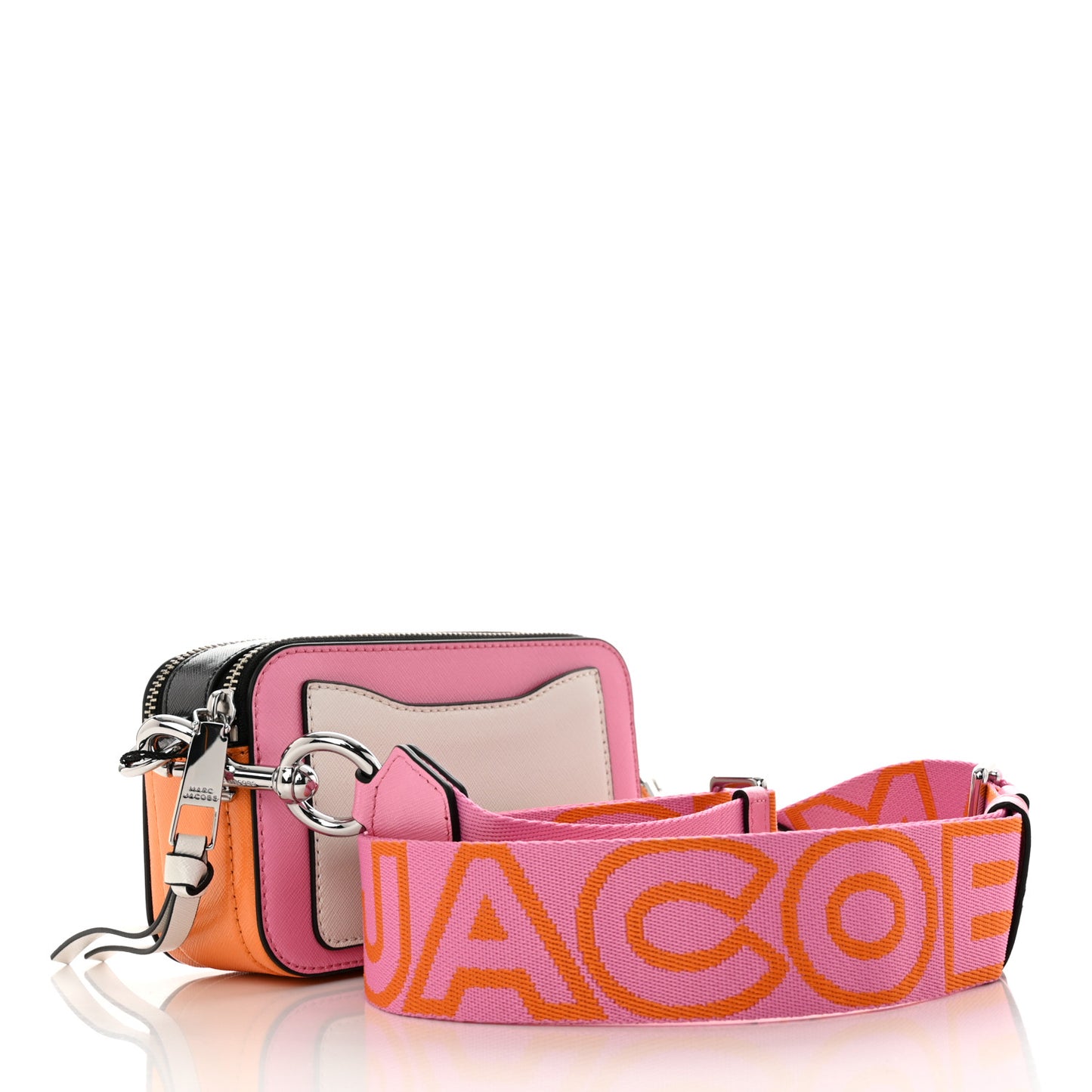 Saffiano Small Snapshot Camera Bag Candy Pink Multicolor