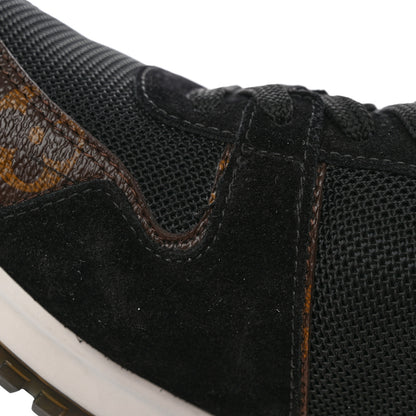 Louis Vuitton Suede Monogram Run Away Sneakers 36.5 Black 19 of 21