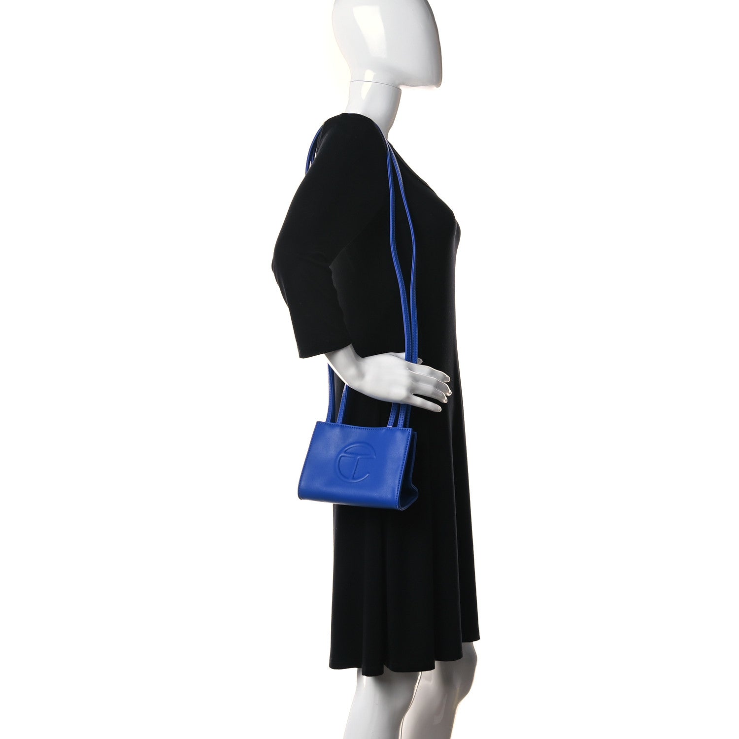 Telfar Vegan Leather Small Shopping Bag Painters Tape 2 of 9