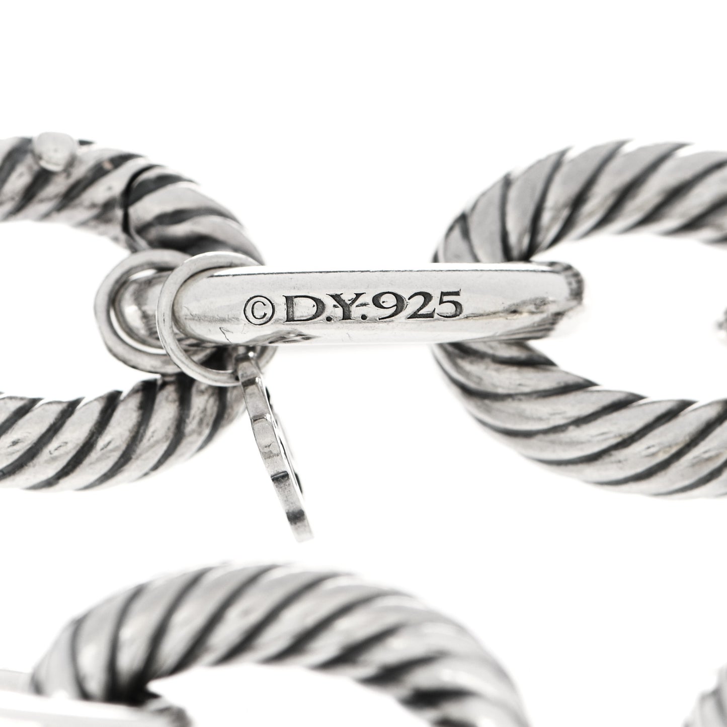 Sterling Silver 18K Yellow Gold 19mm Extra Large Oval Link Bracelet