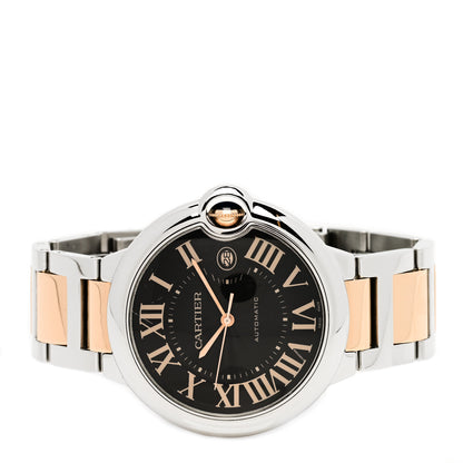 Cartier Stainless Steel 18K Pink Gold 42mm Ballon Bleu De Cartier Automatic Watch Brown 2 of 5