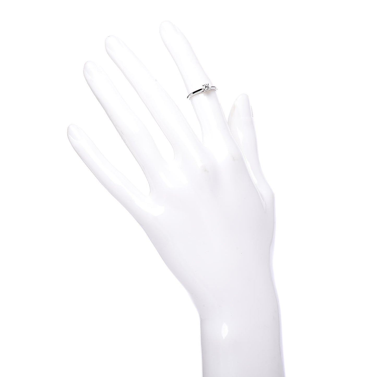 Platinum Diamond .20ct Solitaire Engagement Ring 47 4
