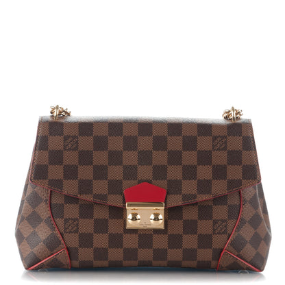 Louis Vuitton Damier Ebene Caissa Clutch Cherry 1 of 8