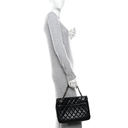Chanel Lambskin Quilted Shoulder Bag Black 2 of 11